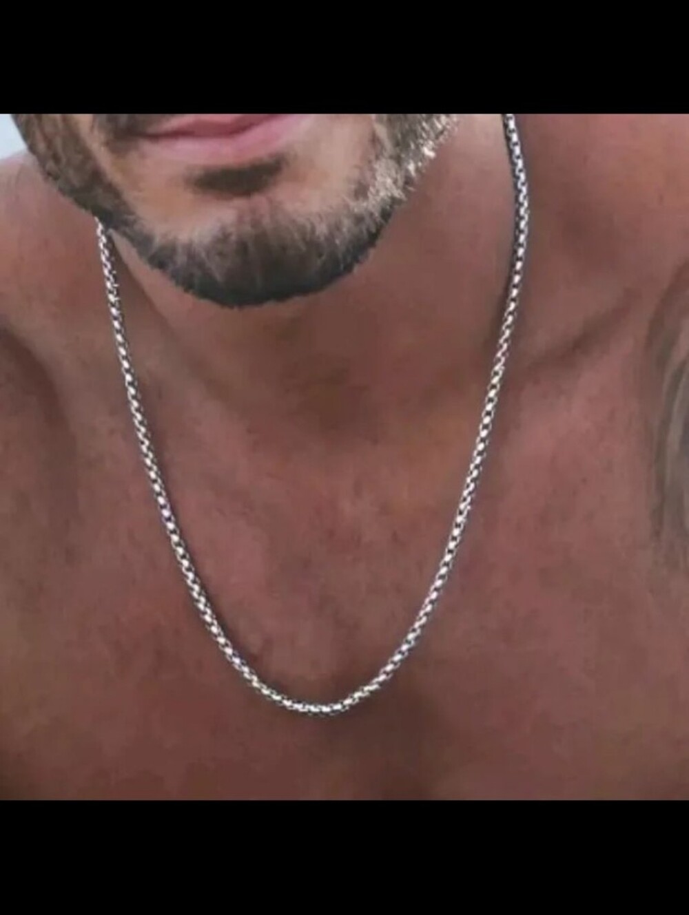 Men's Silver Titanium Rope Chain Necklace - Timeless Minimalist Jewelry